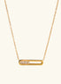 Abby Sculpted Gold Pendant