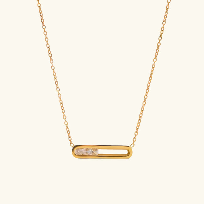 Abby Sculpted Gold Pendant