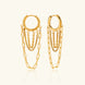 Alaina Link Chain Hoops