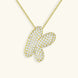 Bubble Initial Diamond Necklace