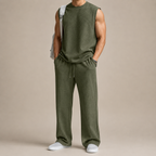 Dante - Conjunto de Pantalón y Camisa Sin Mangas