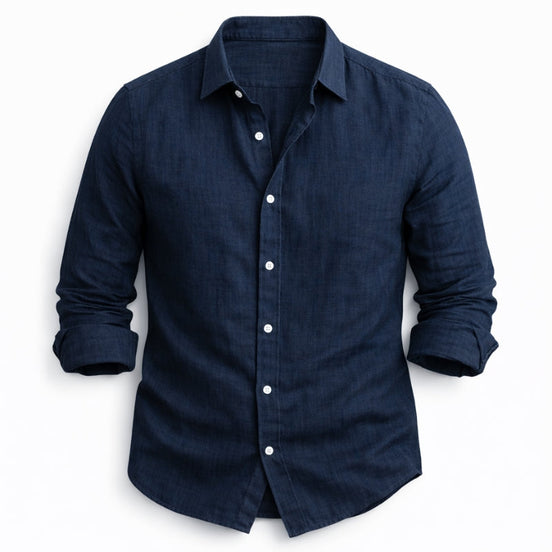 Nova Linenn™ Camisa de Lino Premium