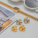 Avielle Chunky Gold Knot Earrings