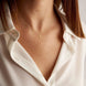 Therese Letter Initial Gold Necklace