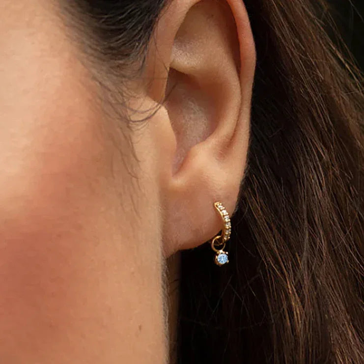 Blake Reversible Diamond Hoop Earrings