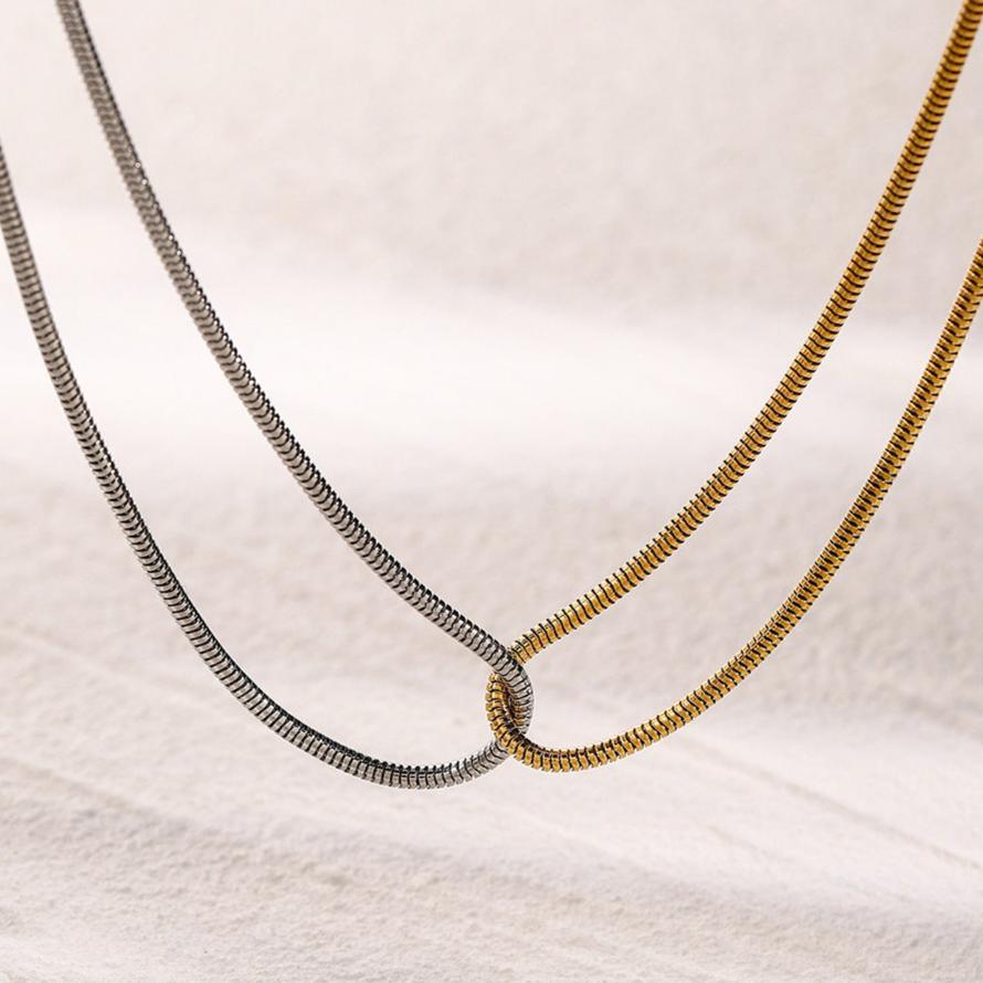 Talia Two-Tone Necklace