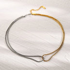 Talia Two Tone Necklace