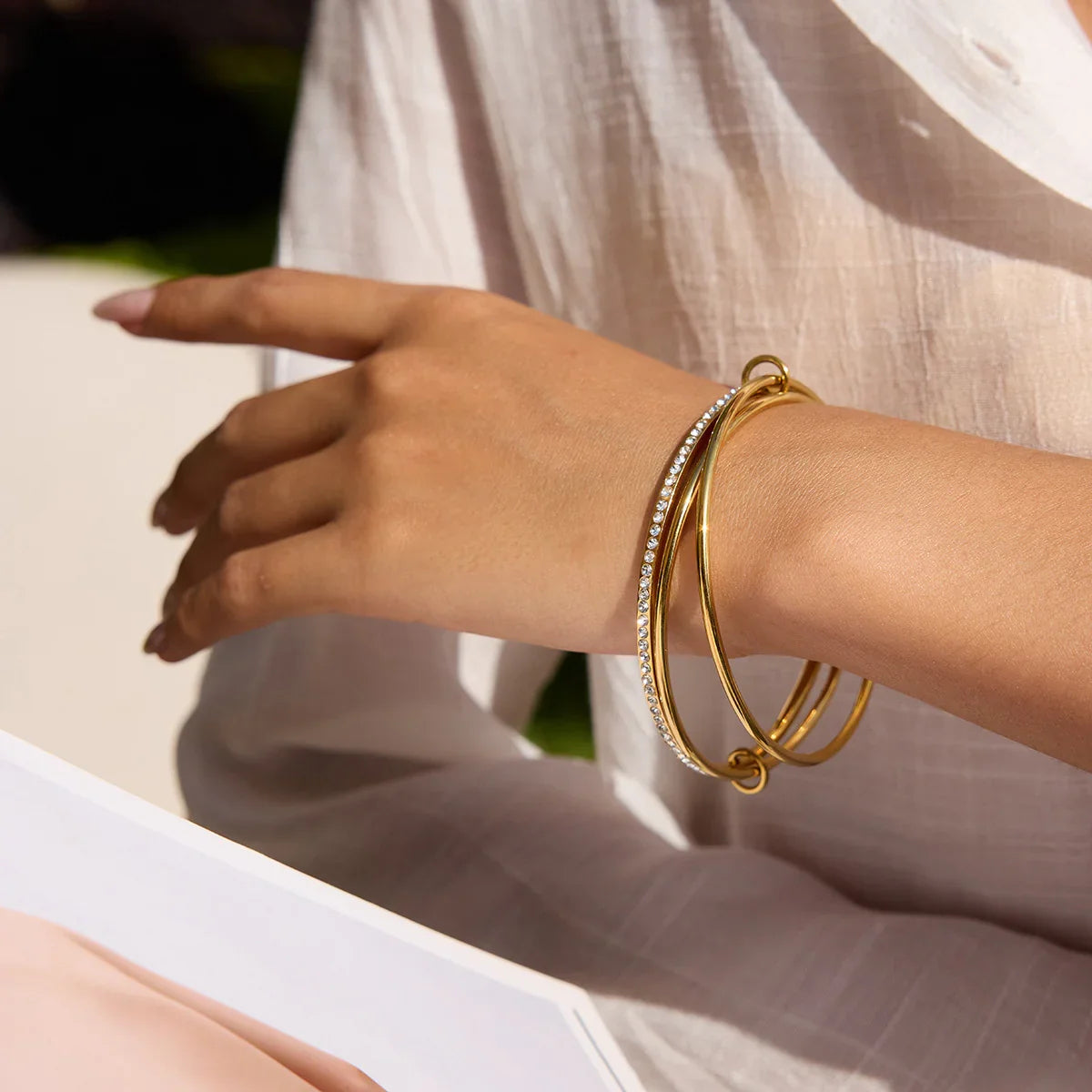 Quinley Stacked Diamond Bracelet