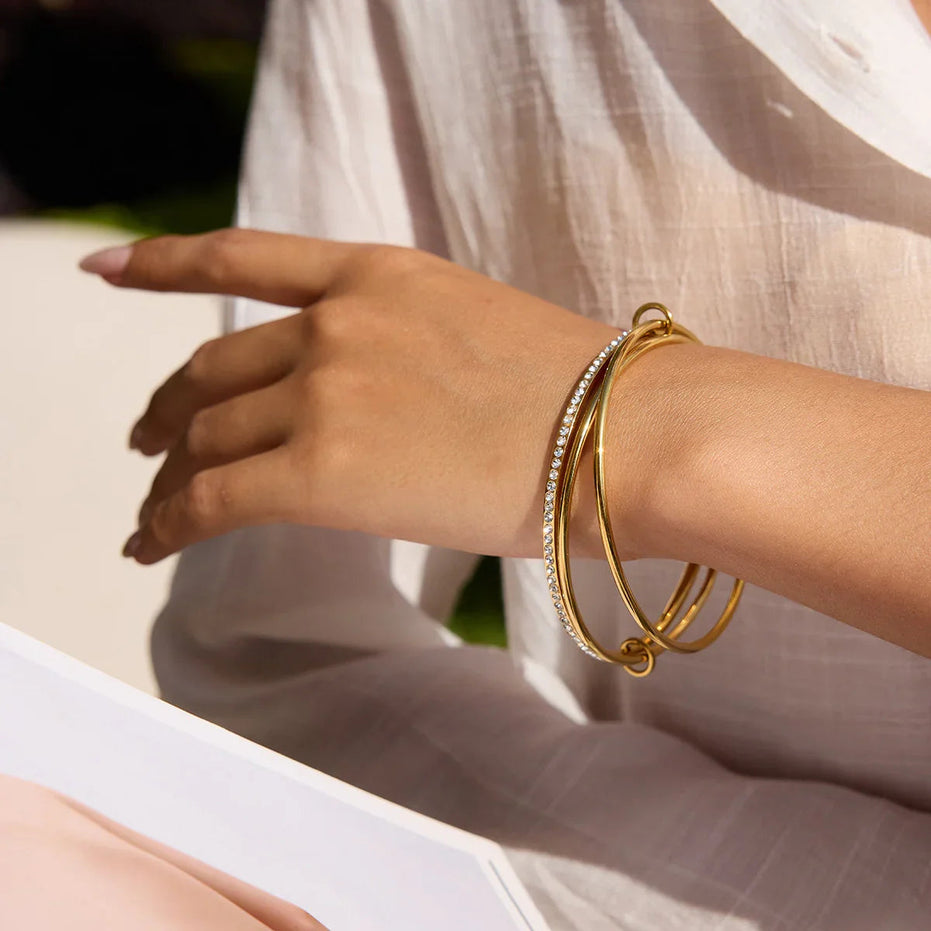 Quinley Stacked Diamond Bracelet