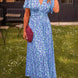 Elis – Vestido largo y vaporoso con estampado floral