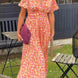 Elis – Vestido largo y vaporoso con estampado floral
