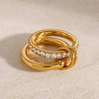 Alison Stacked Diamond Ring