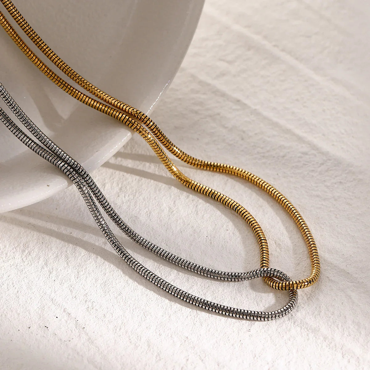 Talia Two-Tone Necklace