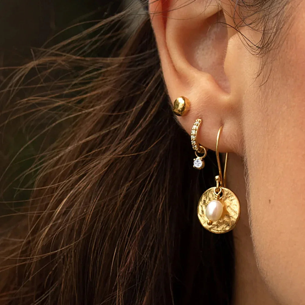 Blake Reversible Diamond Hoop Earrings