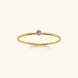 Amelia Birthstone Stacker Ring