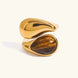 Mara Amber Pearl Ring