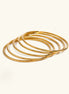 Shannon Gold Bangle Set