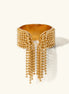 Krystelle Gold Tassel Ring