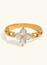 Clestine Diamond Petal Ring