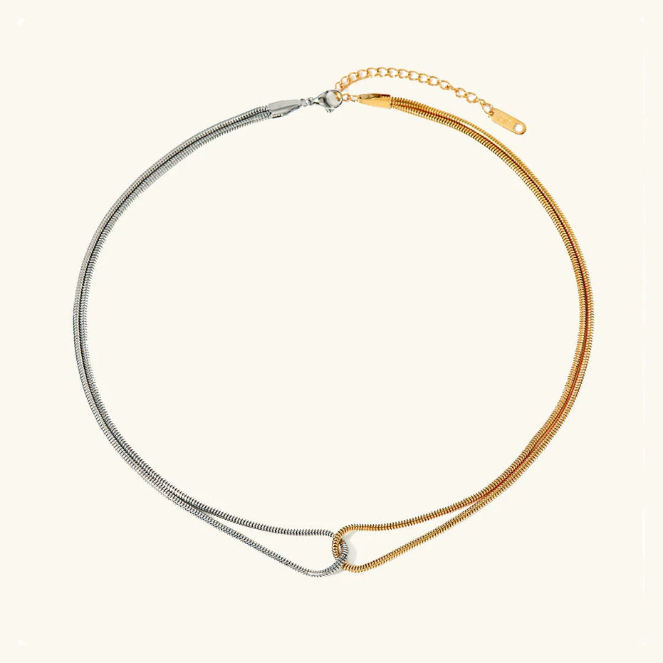 Talia Two-Tone Necklace