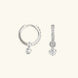 Blake Reversible Diamond Hoop Earrings