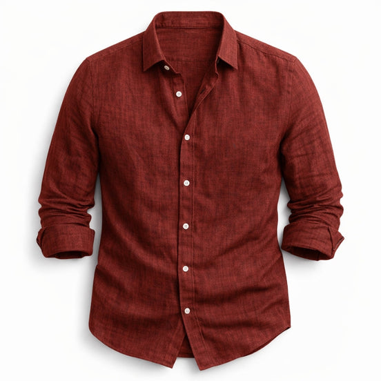 Nova Linenn™ Camisa de Lino Premium