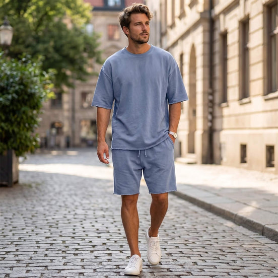 Conjunto Fit Linnen™ Corte Premium, holgado y color liso.