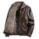 Chaqueta de Cuero Moto Winter