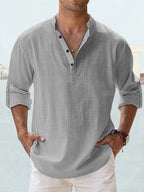 Camisa de Lino cómodo, flexible y transpirable