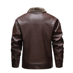 Chaqueta de Cuero Moto Winter