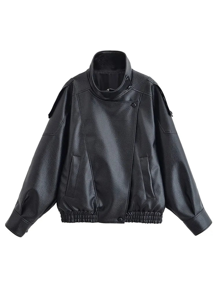 Notting Hill Asymmetrical Leather Jacket 