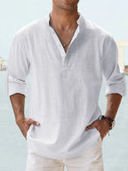 Camisa de Lino cómodo, flexible y transpirable
