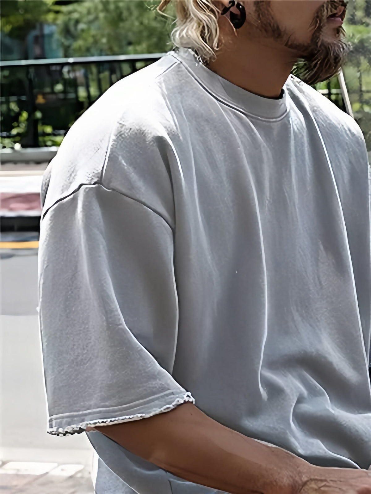 Conjunto Fit Linnen™ Corte Premium, holgado y color liso.