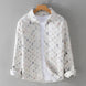 Camisa de Seda Estampada moderno y transpirable