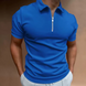 Polo Elegante Interlock Premium con Cremallera Lurea