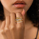 Blaise Stacked Diamond Ring