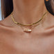 Abby Sculpted Gold Pendant