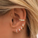 Mariah Mini Diamond Hoops