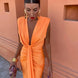 Selena | Vestido Drapé Ardiente