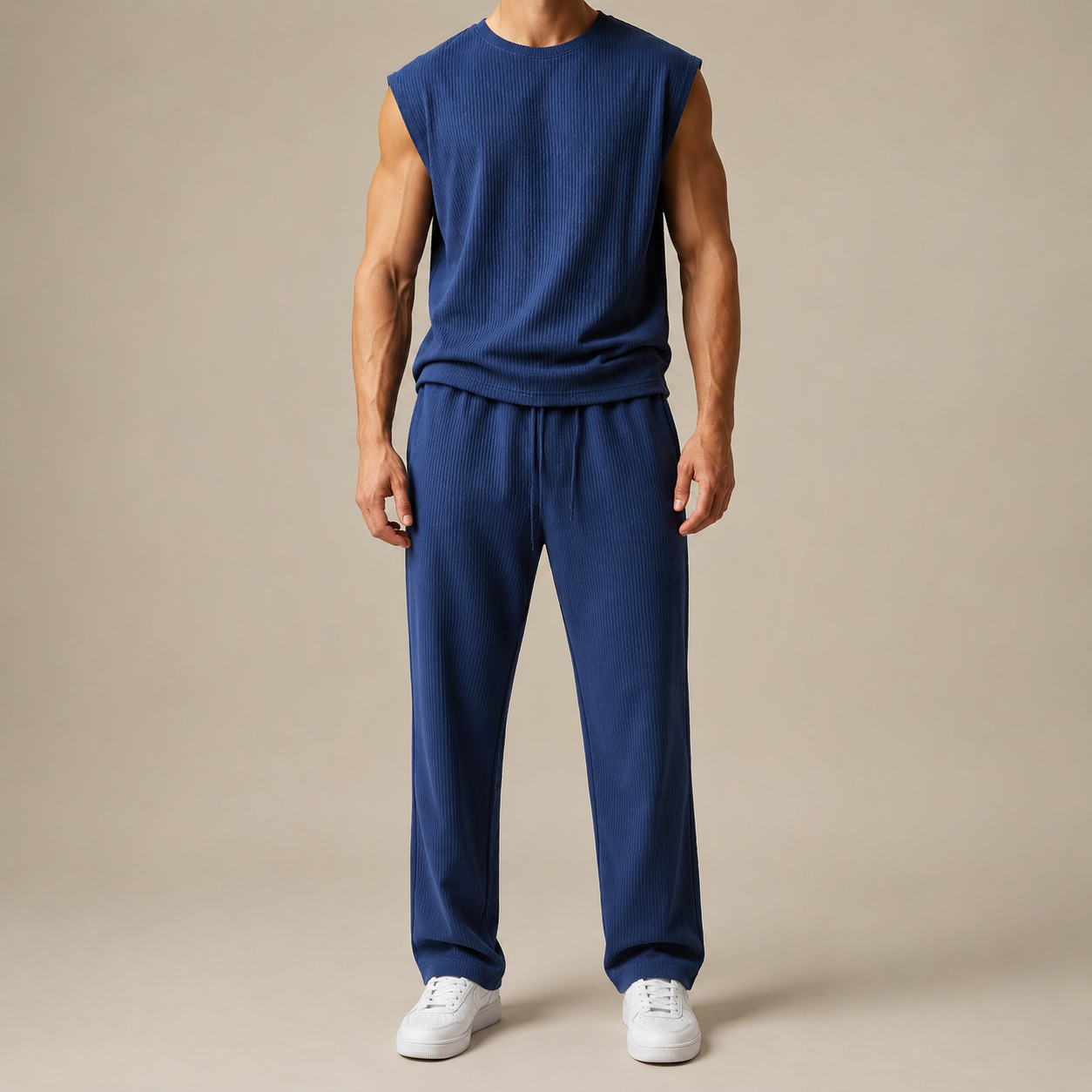 Dante - Conjunto de Pantalón y Camisa Sin Mangas