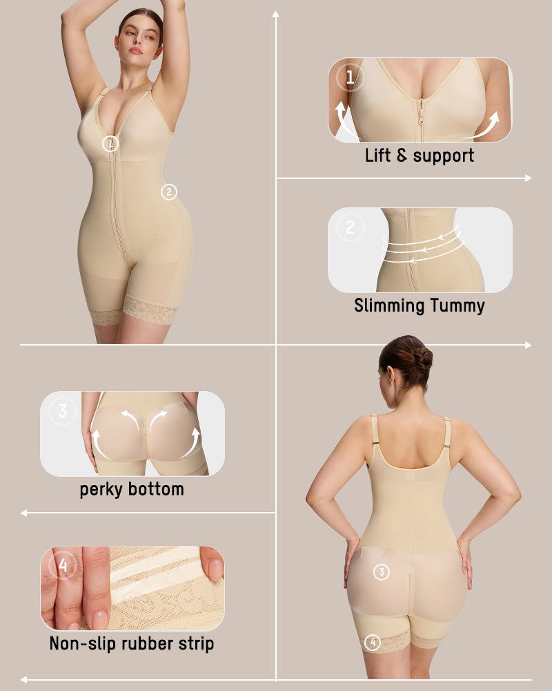 Body Shaper with Tummy Control and Butt Lifter (Colombian Fajas)