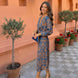 Silvia™ | Vestido midi con estampado