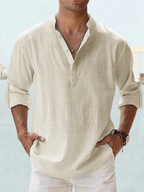 Camisa de Lino cómodo, flexible y transpirable