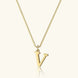 Therese Letter Initial Gold Necklace