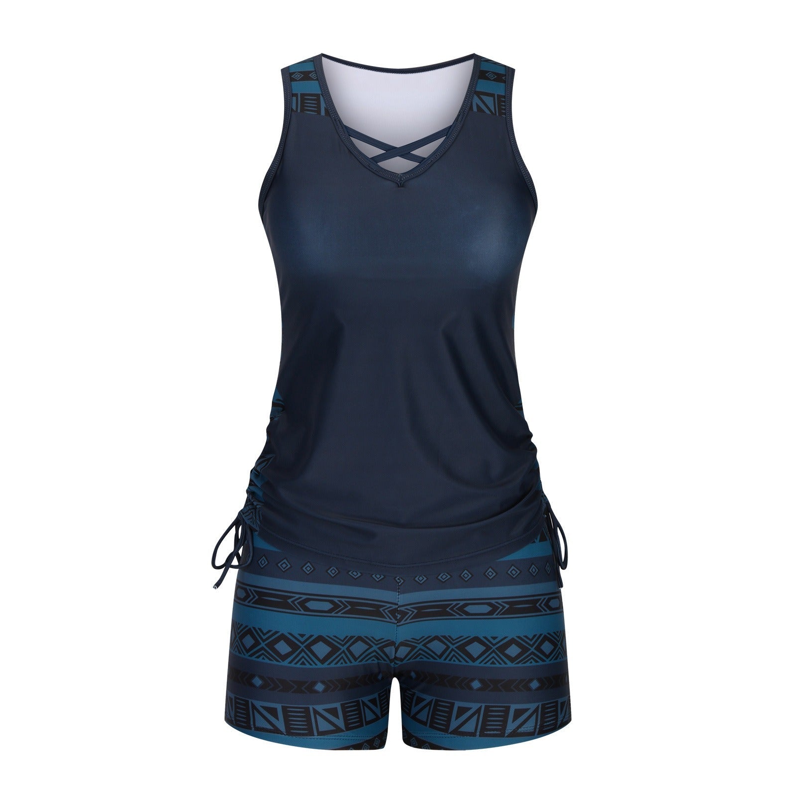 Tankini Traje de baño con estampado geométrico