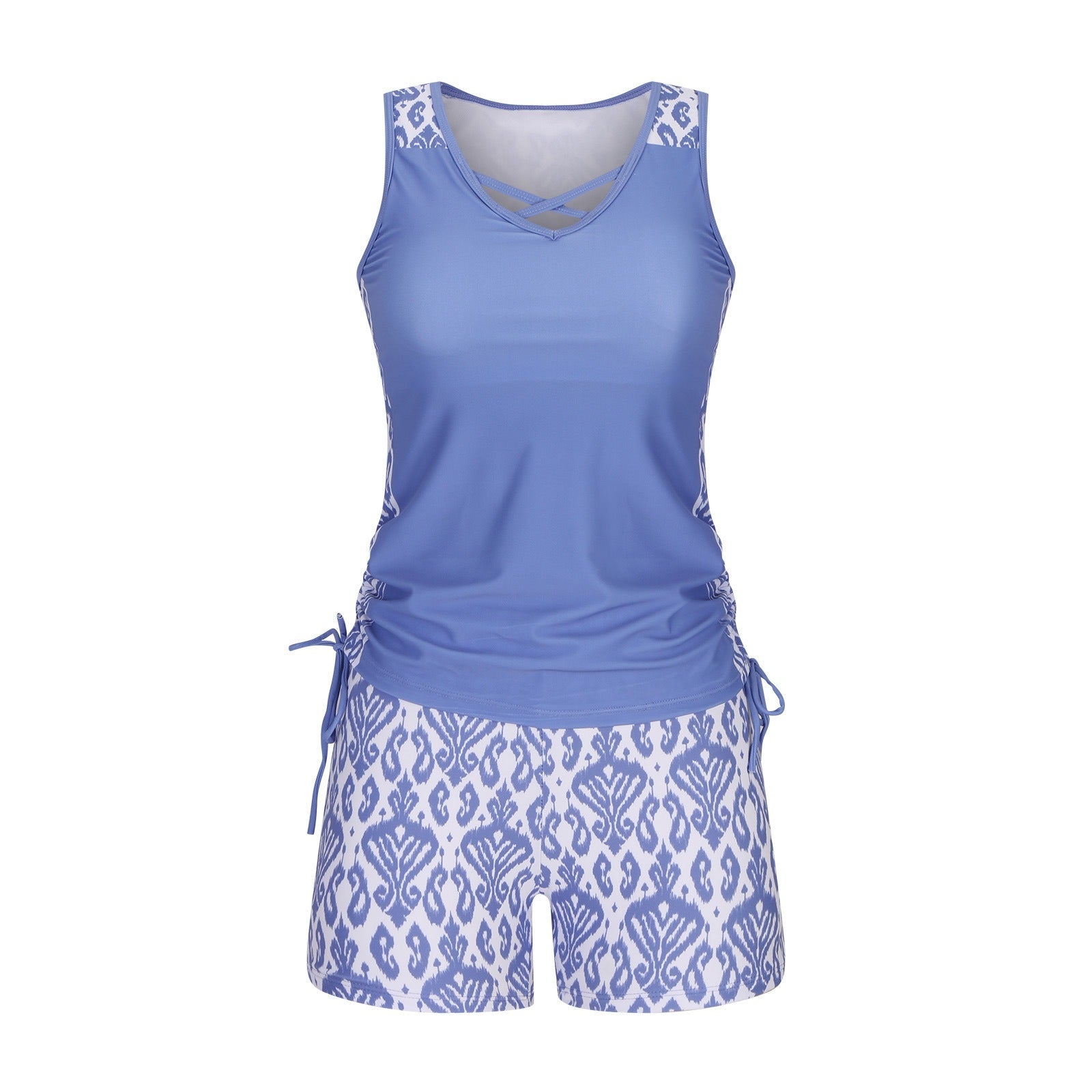 Tankini Traje de baño con estampado geométrico
