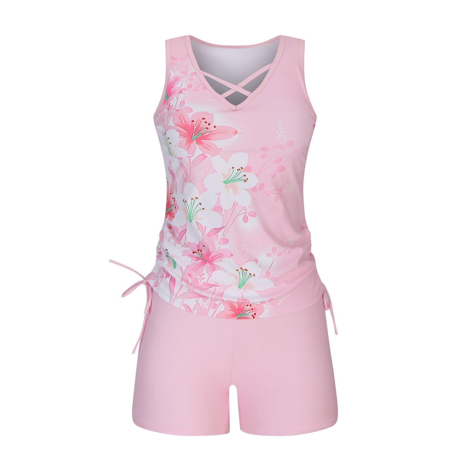 Tankini Traje de baño con estampado geométrico