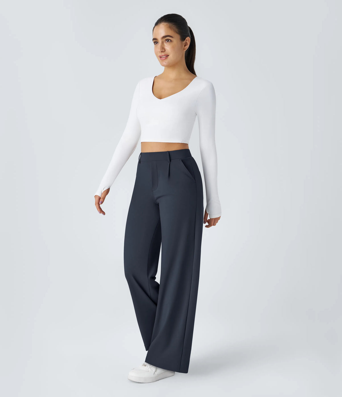 Elegant Stretch Linnen™ Pants - Perfect Line - Wrinkle-Resistant