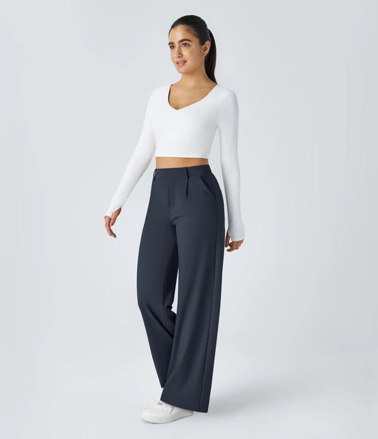 Pantalón Stretch Linnen™ Elegante - Linea Perfecta - Antiarrugas