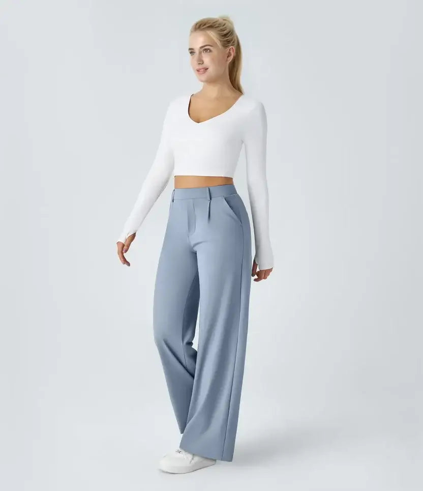 Elegant Stretch Linnen™ Pants - Perfect Line - Wrinkle-Resistant